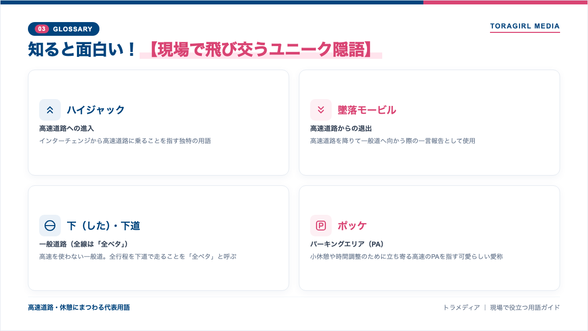 知ると面白い！現場で飛び交うユニーク隠語